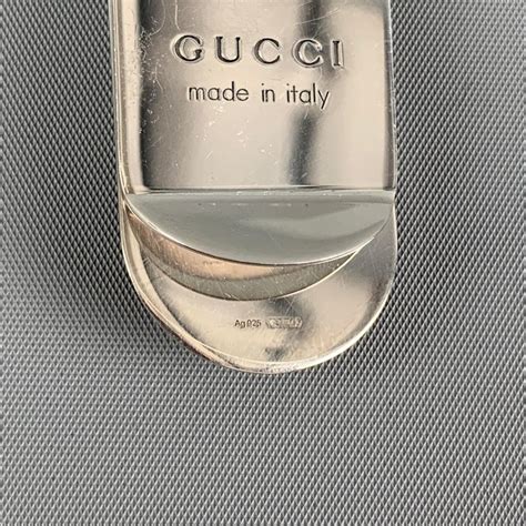 gucci sterling silver money clip|gucci money clip for sale.